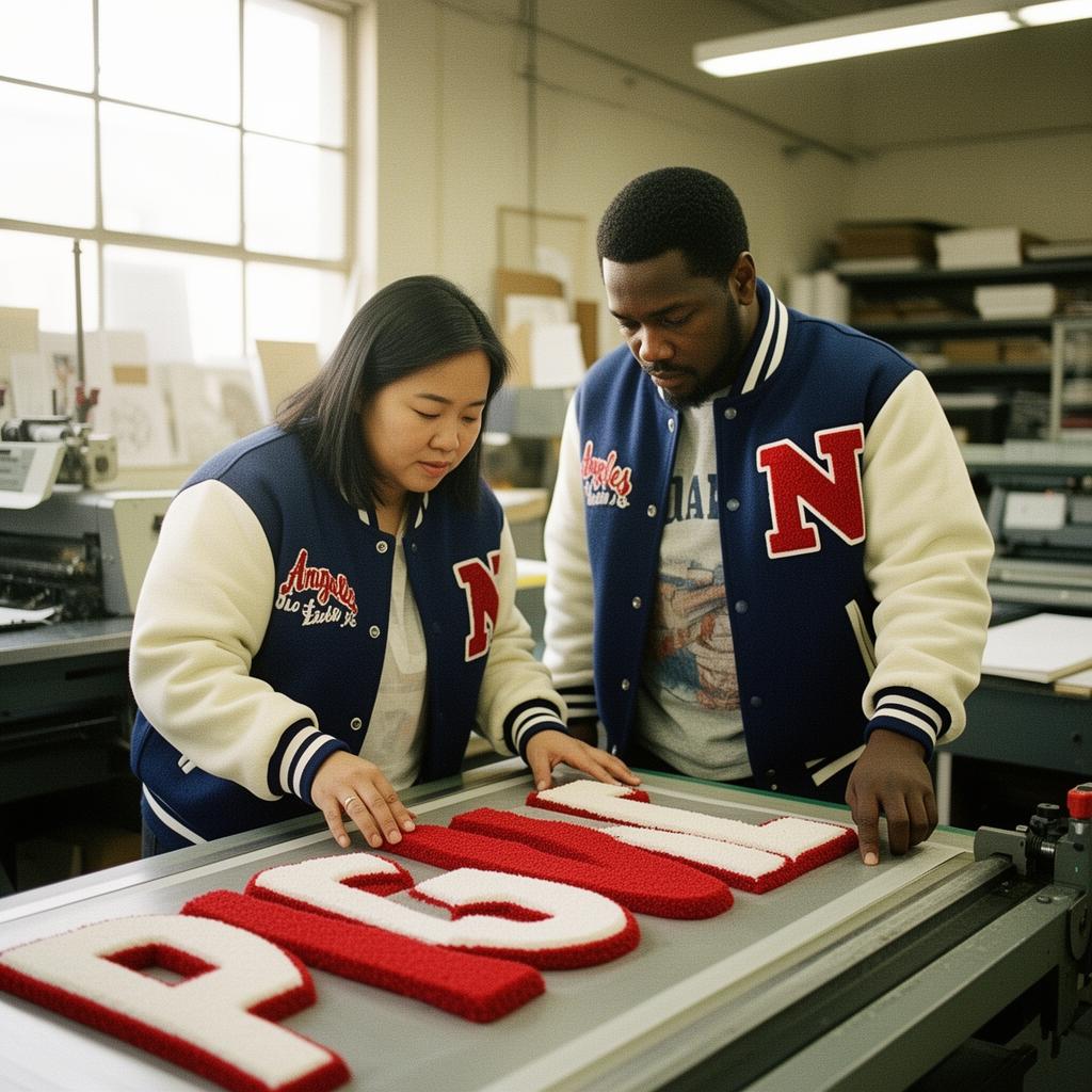 Custom apparel detail